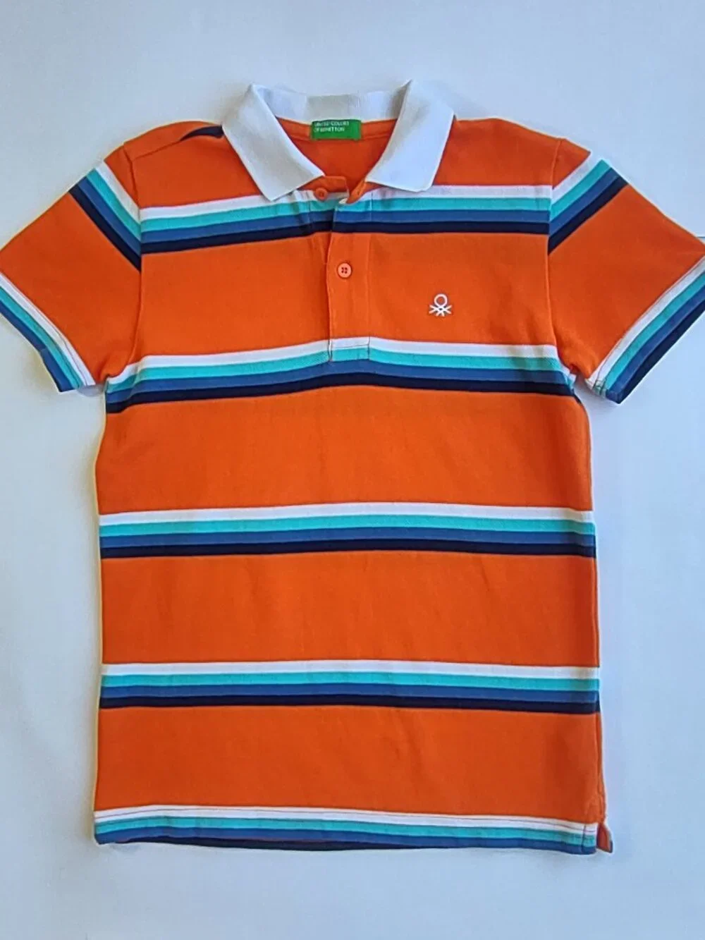 Bundle-United Colors Benetton Kid Polo Shirt & Jogger Pants Boy 8-10 Yrs